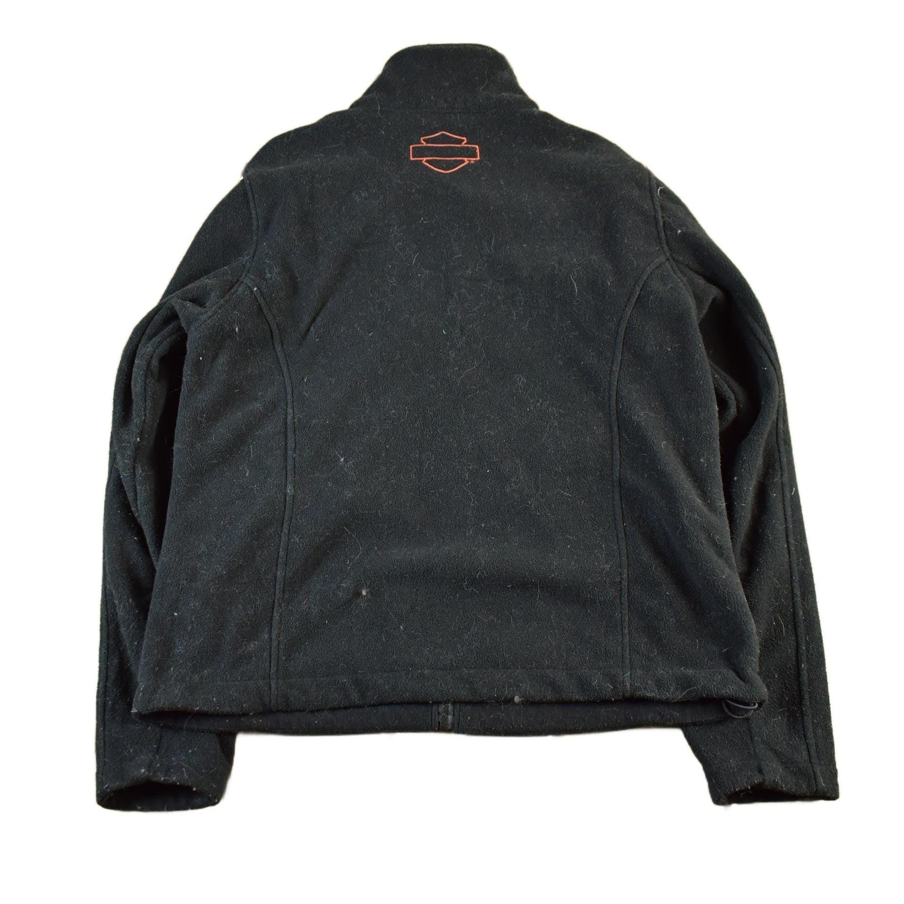 Vintage 2000s Harley Davidson Embroidered Full Zip Fleece Sweater Women's Medium from propervintagecanada