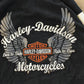 Vintage 2000s Harley Davidson Embroidered Full Zip Hoodie Sweatshirt Women's Medium from propervintagecanada