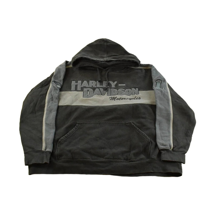 Vintage 2000s Harley Davidson Graphic Hoodie Men's 2XL from propervintagecanada