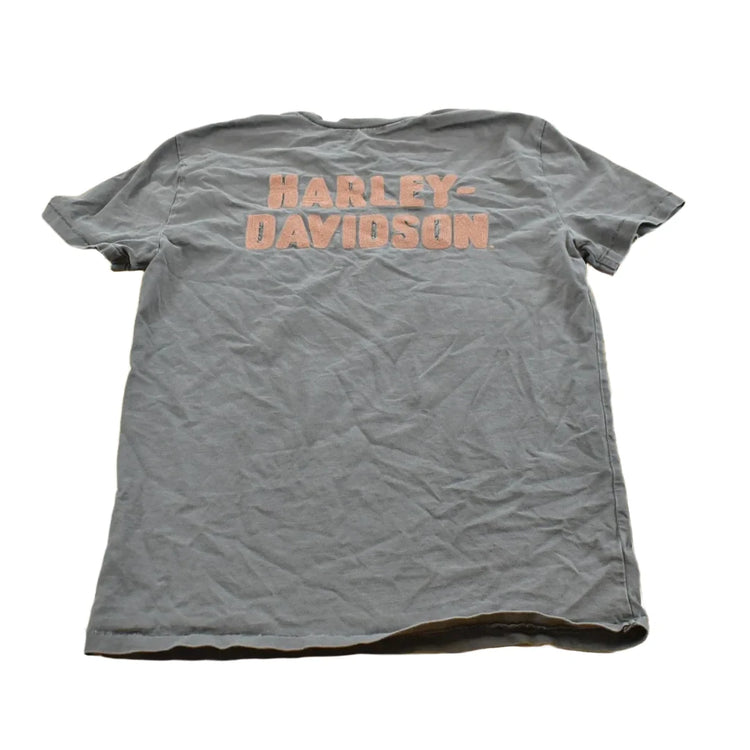 Vintage 2000s Harley Davidson Motorcycles Embroidered T-Shirt Mens S from propervintagecanada