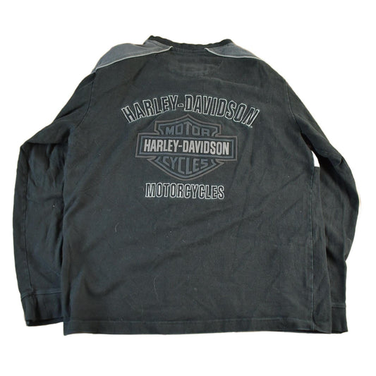 Vintage 2000s Harley Davidson Motorcycles Long Sleeve T-Shirt Men's Large from propervintagecanada