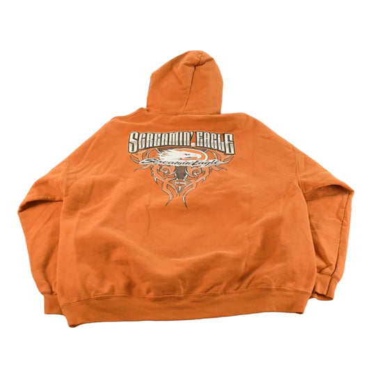 Vintage 2000s Harley Davidson Screamin Eagle Graphic Hoodie Men's 2XL from propervintagecanada