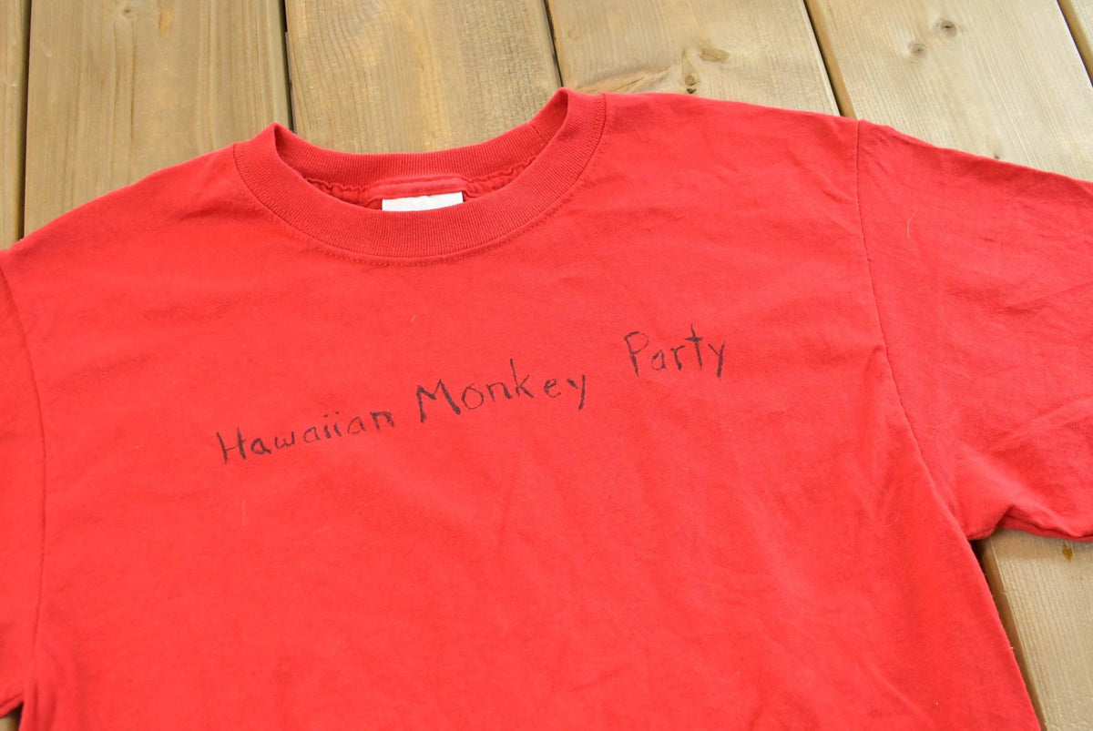 Vintage 2000s Hawaiian Party T-Shirt Mens S from propervintagecanada