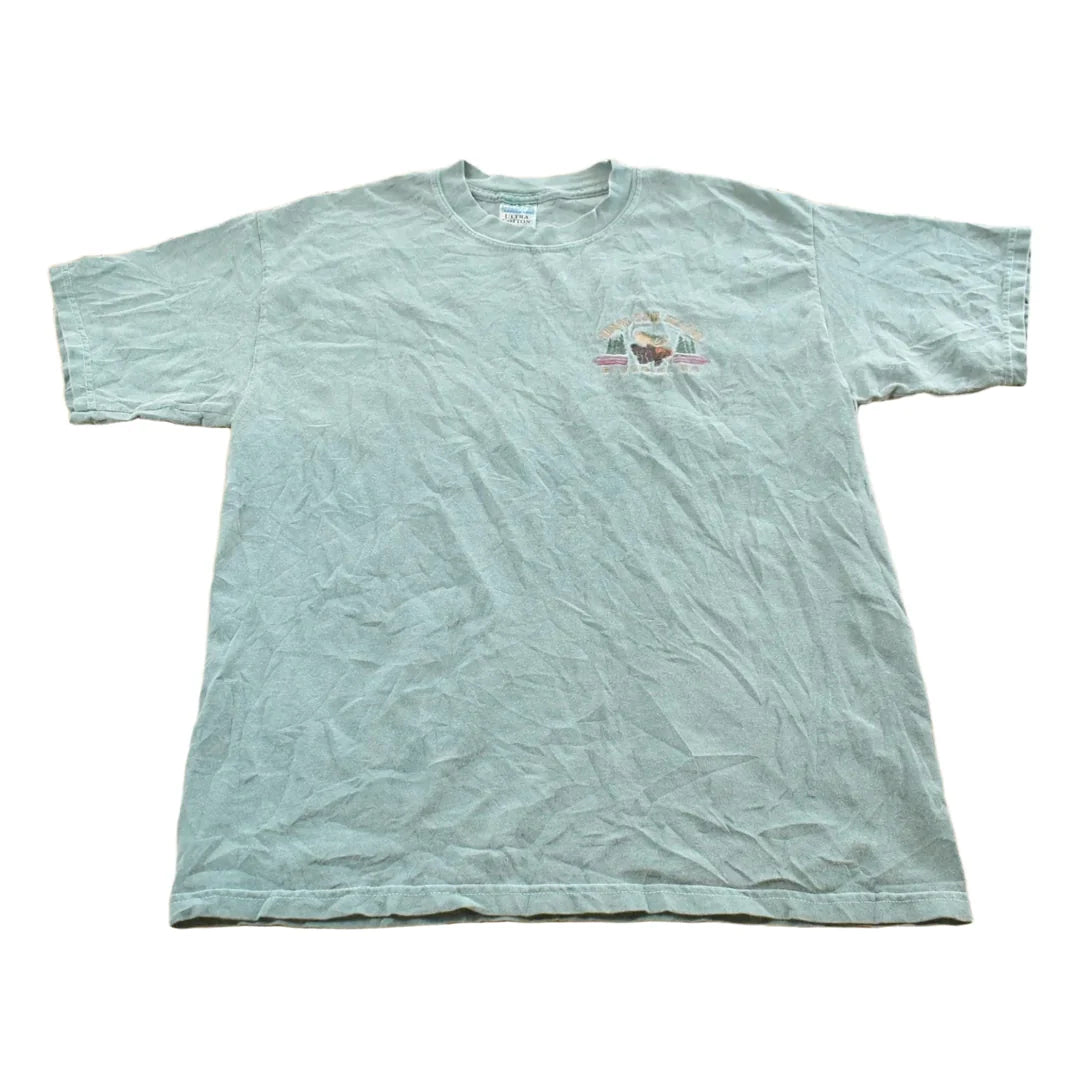 Vintage 2000s Honk the Moose Minnesota Embroidered Souvenir T-Shirt Mens L from propervintagecanada
