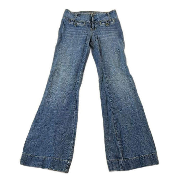 Vintage 2000s Hydraulic Low Waisted Boot Cut Denim Jeans Women's 26 x 30 from propervintagecanada
