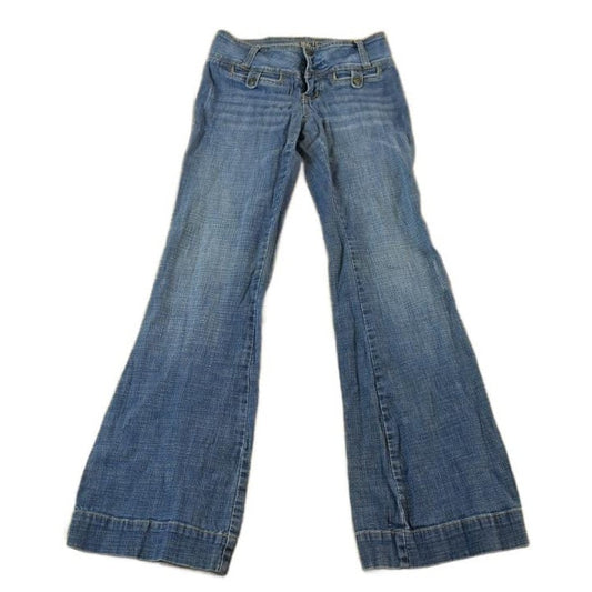 Vintage 2000s Hydraulic Low Waisted Boot Cut Denim Jeans Women's 26 x 30 from propervintagecanada