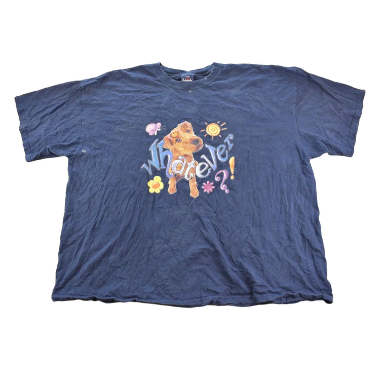 Vintage 2000s Irish Terrier Whatever Graphic Print T-Shirt Women's 2XL from propervintagecanada