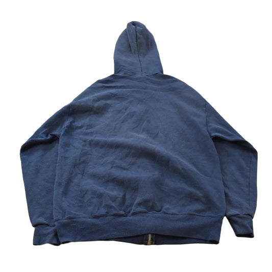 Vintage 2000s Jerzees Blank Full Zip Hoodie Men's Large from propervintagecanada