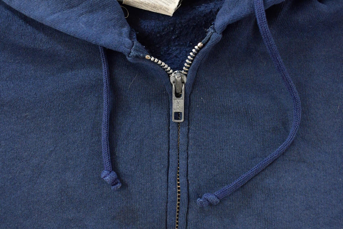 Vintage 2000s Jerzees Blank Full Zip Hoodie Men's Large from propervintagecanada