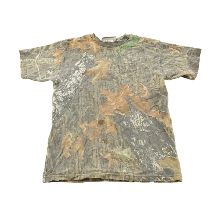Vintage 2000s Jerzees Outdoors Realtree Camo T-Shirt Youth L from propervintagecanada