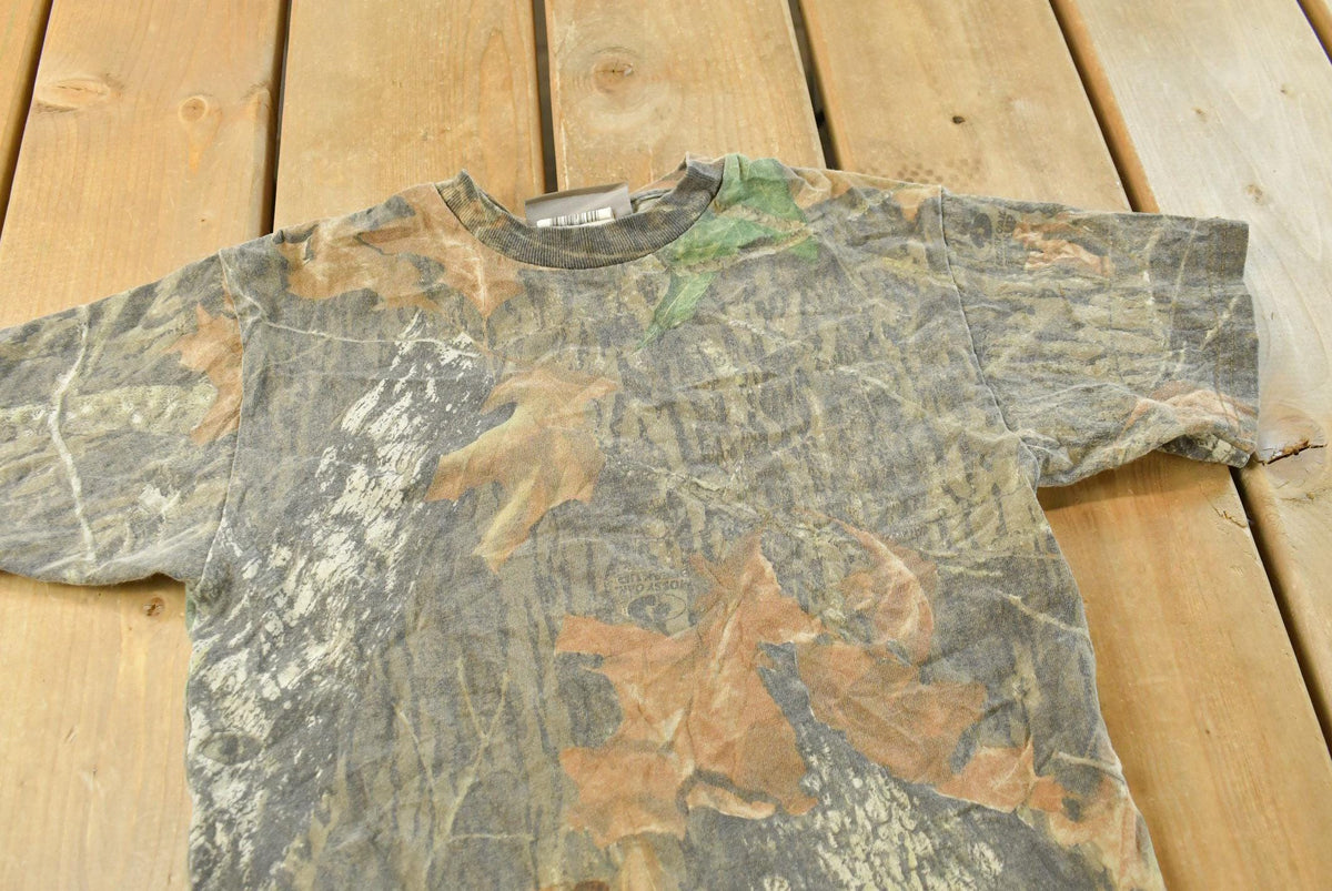 Vintage 2000s Jerzees Outdoors Realtree Camo T-Shirt Youth L from propervintagecanada