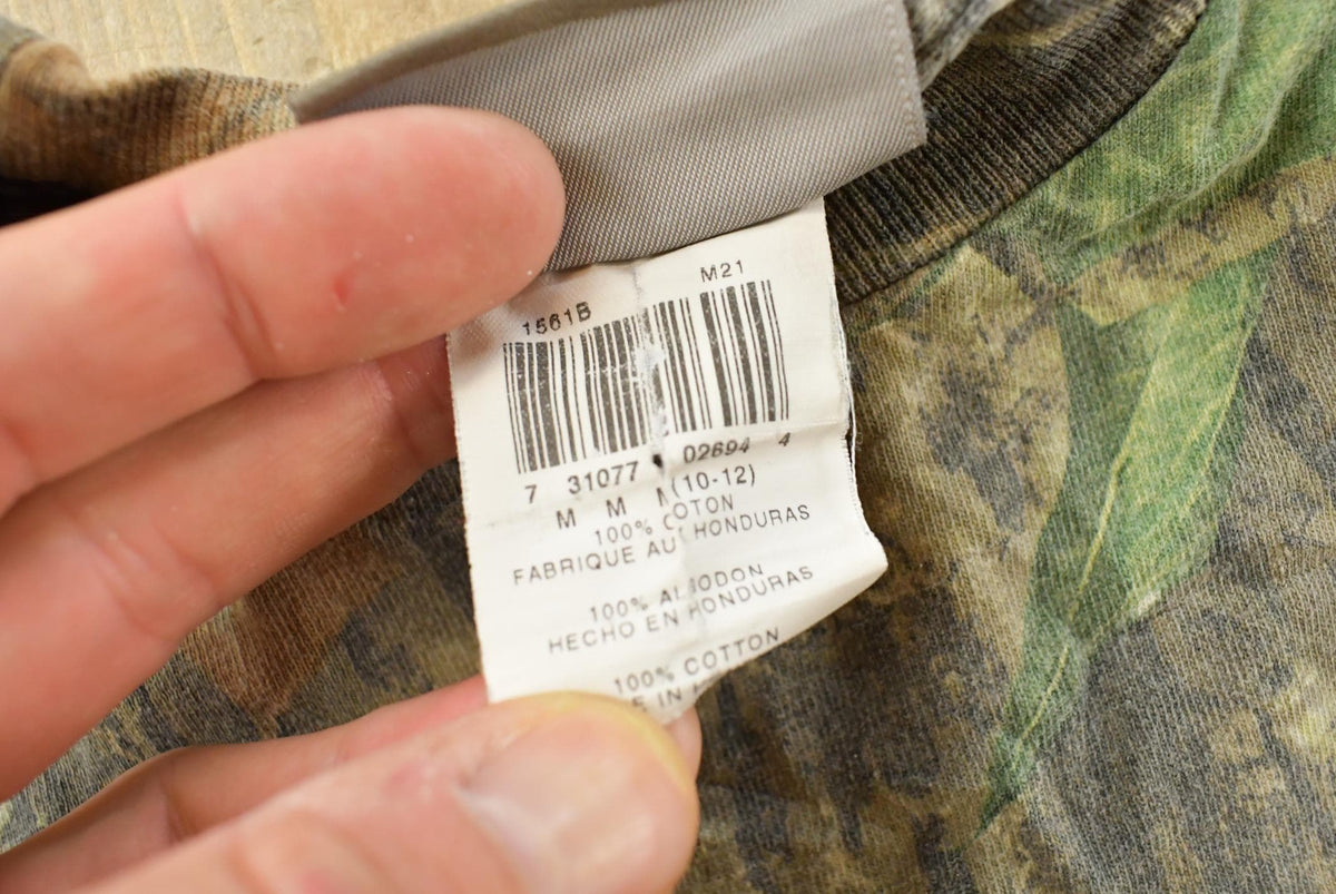 Vintage 2000s Jerzees Outdoors Realtree Camo T-Shirt Youth L from propervintagecanada
