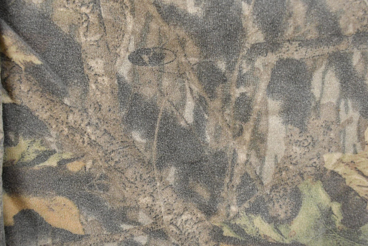 Vintage 2000s Jerzees Outdoors Tree Camo Crewneck Sweatshirt Youth XL from propervintagecanada