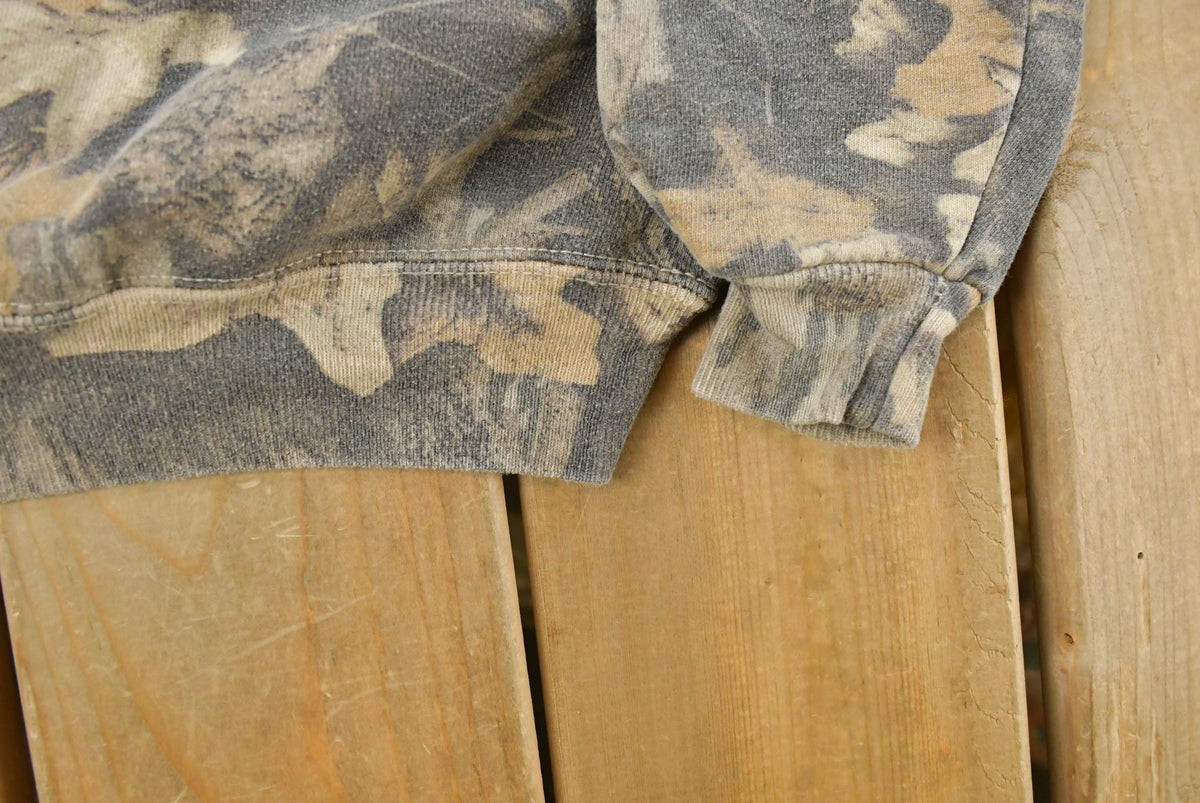 Vintage 2000s Jerzees Outdoors Tree Camo Crewneck Sweatshirt Youth XL from propervintagecanada