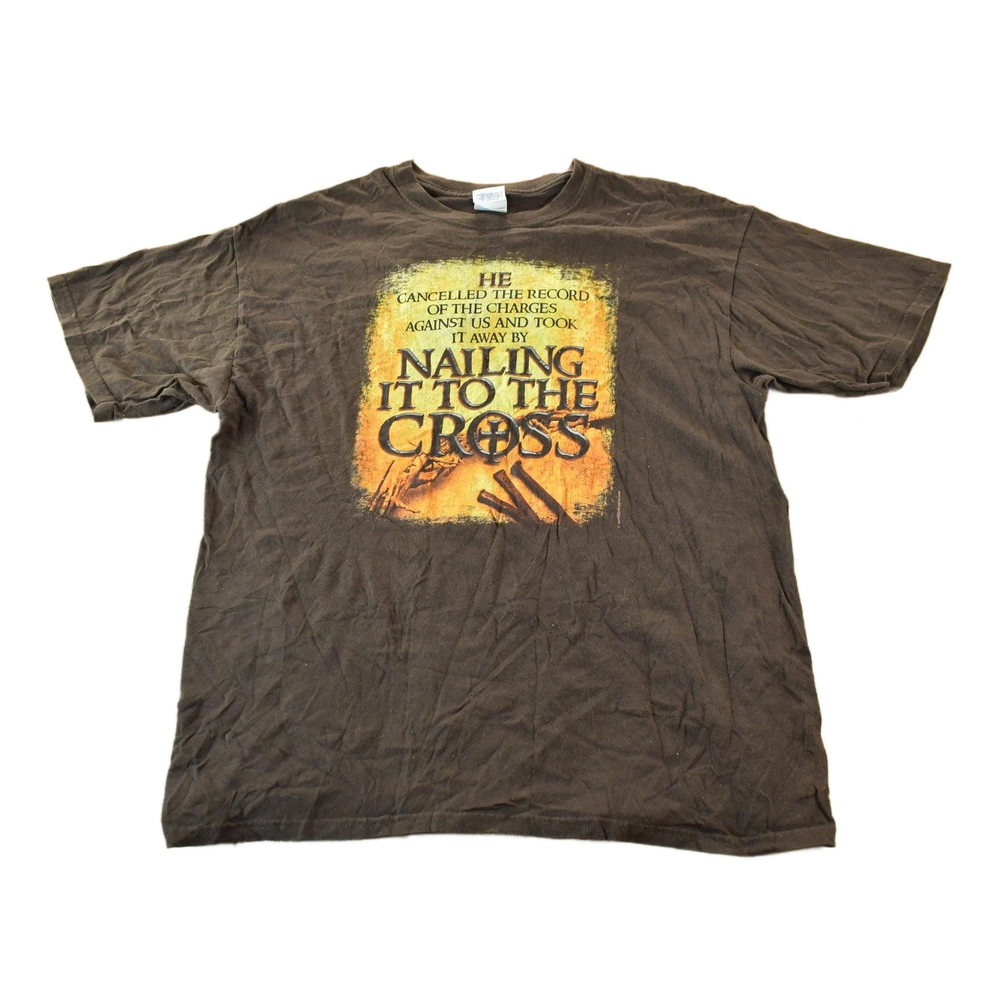 Vintage 2000s Jesus Graphic T-Shirt Men's Large from propervintagecanada