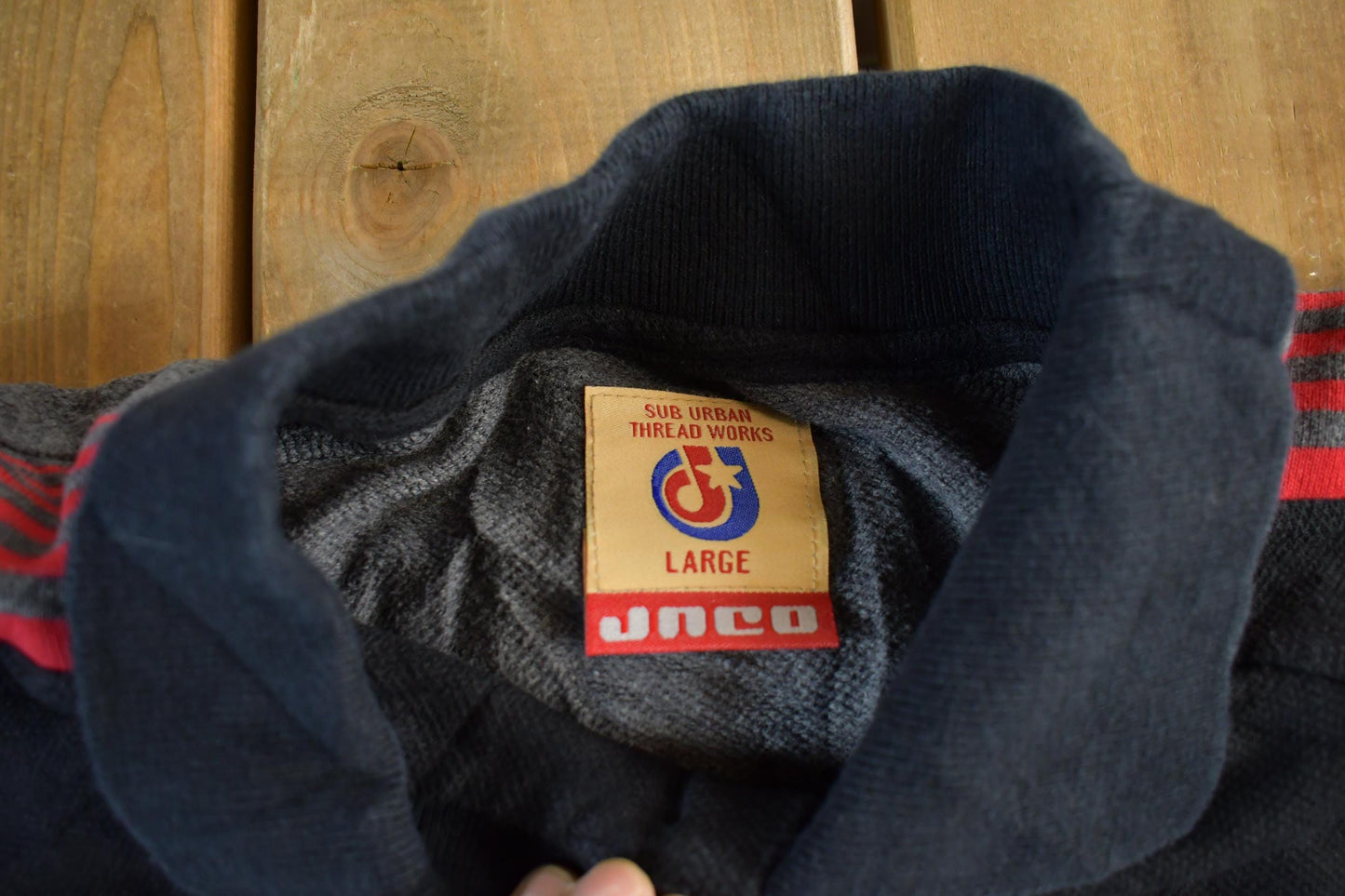 Vintage 2000s JNCO Jeans Rugby Shirt Men's Large from propervintagecanada