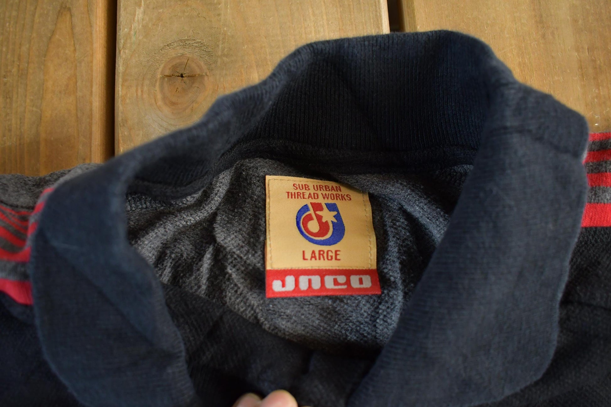 Vintage 2000s JNCO Jeans Rugby Shirt Men's Large from propervintagecanada