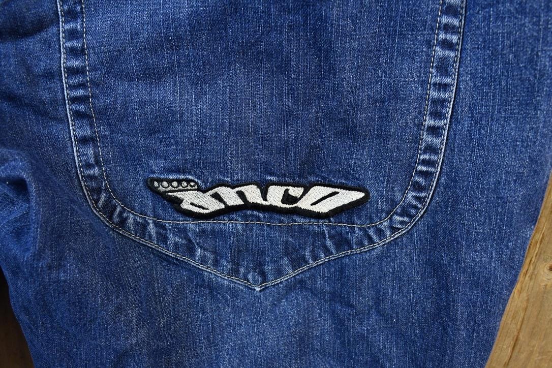Vintage 2000s JNCO Jeans The Low Down Embroidered Jeans Men's 44 x 30 from propervintagecanada