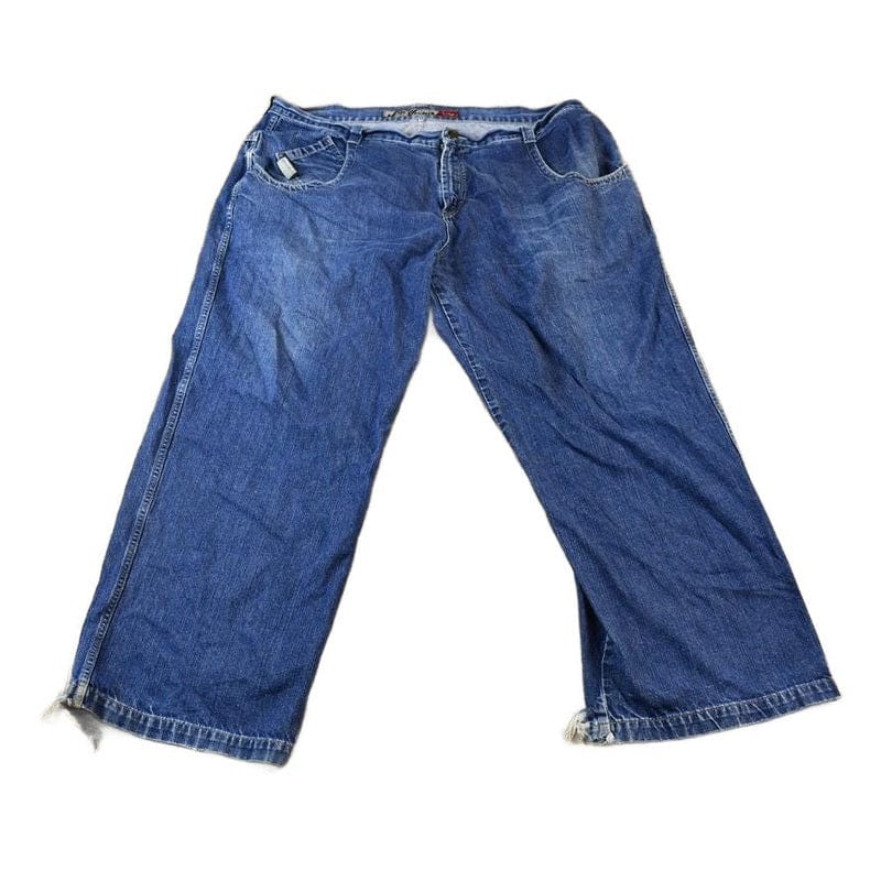 Vintage 2000s JNCO Jeans The Low Down Embroidered Jeans Men's 44 x 30 from propervintagecanada