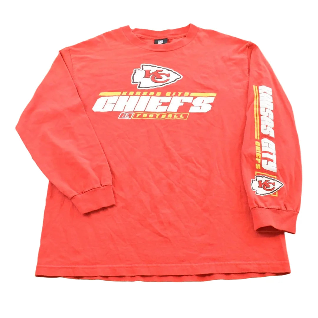 Vintage 2000s Kansas City Chiefs Long Sleeve T-Shirt Mens L from propervintagecanada