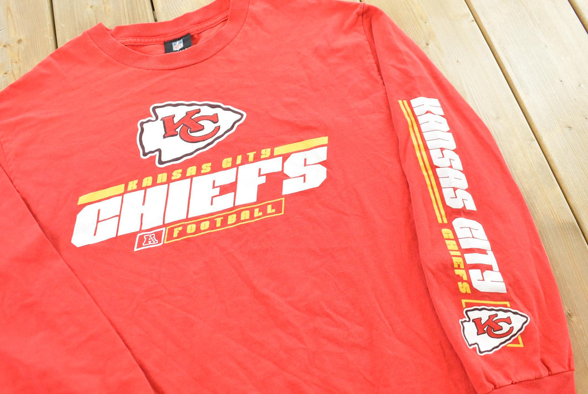 Vintage 2000s Kansas City Chiefs Long Sleeve T-Shirt Mens L from propervintagecanada