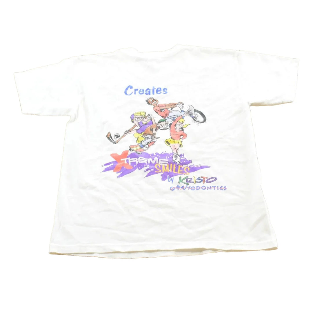 Vintage 2000s Kristo Orthodontics Sports Smiles T-Shirt Mens S from propervintagecanada