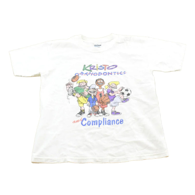 Vintage 2000s Kristo Orthodontics Sports Smiles T-Shirt Mens S from propervintagecanada