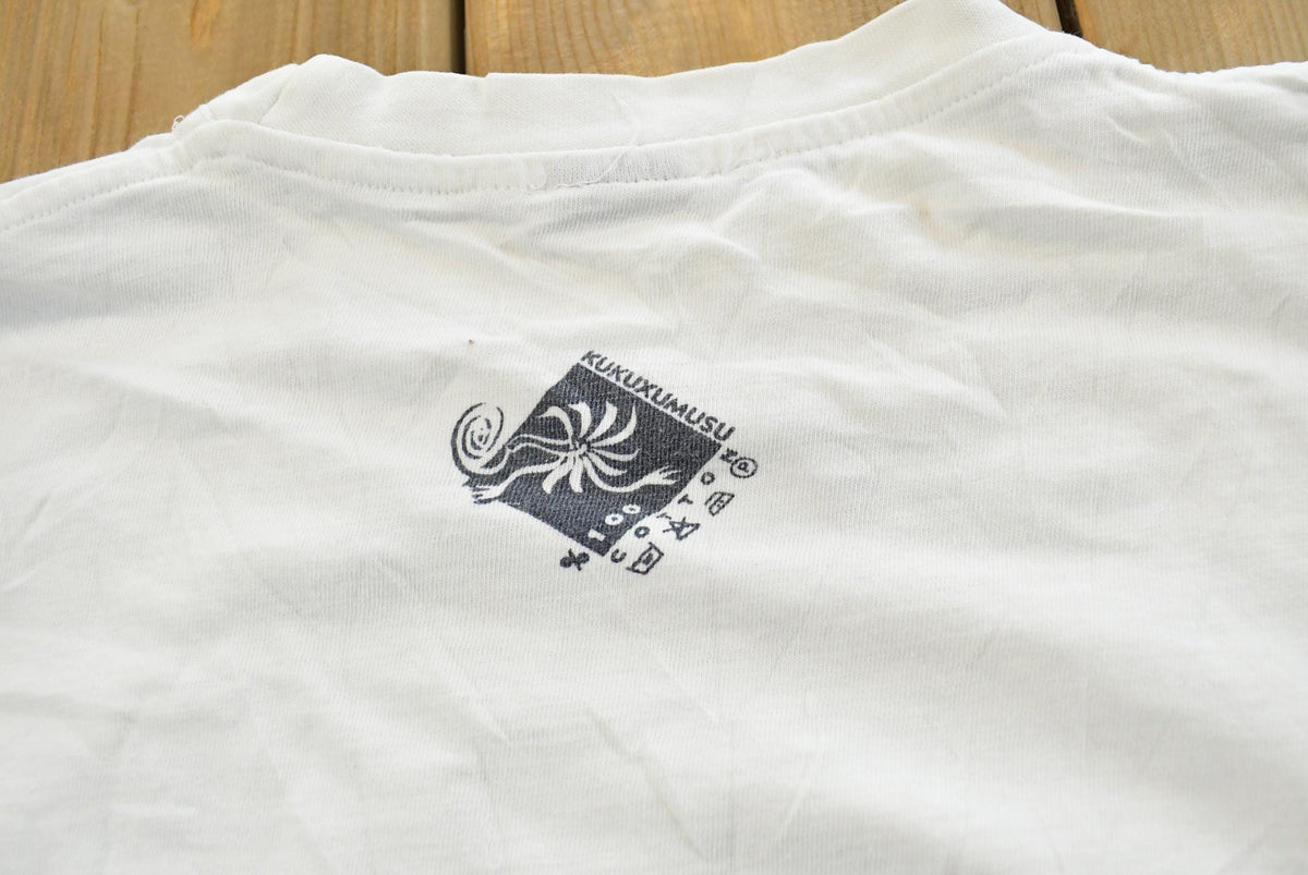 Vintage 2000s Kukuxumusu Running of the Bulls Pamplona Spain Long Sleeve Souvenir T-Shirt Men's M from propervintagecanada
