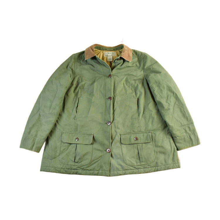 Vintage 2000s L.L Bean Quilt Lined Barn Chore Coat Women's 2XL from propervintagecanada