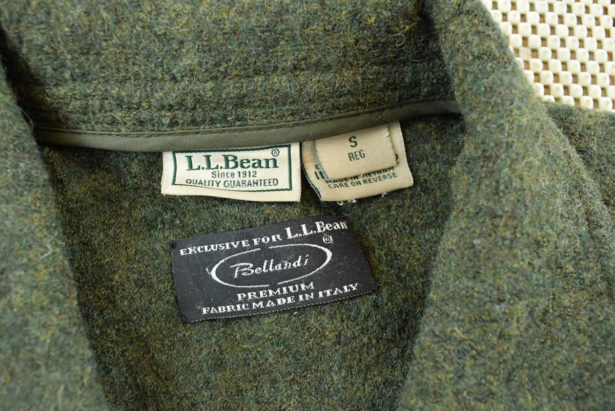 Vintage 2000s L.L. Bean Wool Bellandi Italian Fabric Shacket Women's M from propervintagecanada
