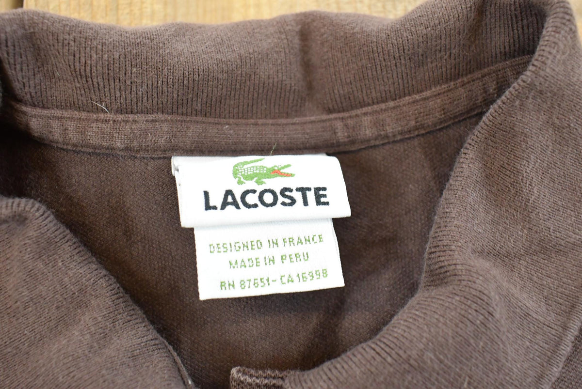 Vintage 2000s Lacoste Logo Short Sleeve Polo Womens S from propervintagecanada