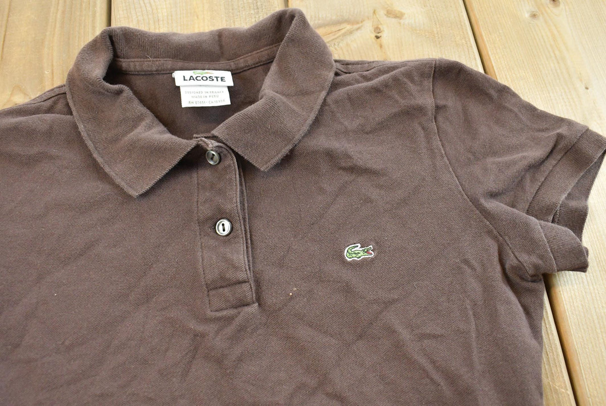 Vintage 2000s Lacoste Logo Short Sleeve Polo Womens S from propervintagecanada