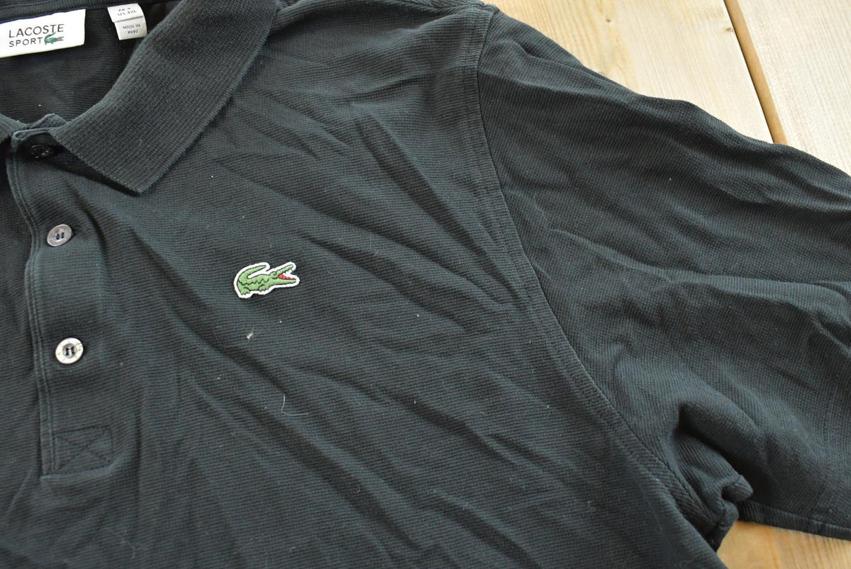 Vintage 2000s Lacoste Sport Logo Short Sleeve Polo Womens XL from propervintagecanada