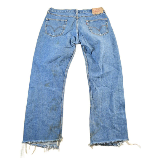 Vintage 2000s Levi's 501 Denim Jeans Men's Large 36 x 30 from propervintagecanada