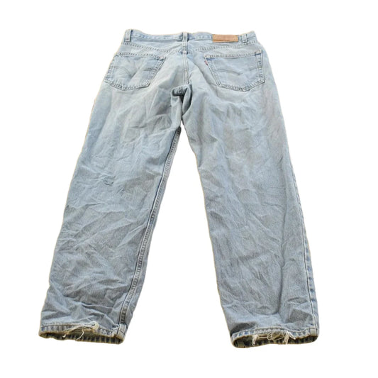 Vintage 2000s Levis Relaxed Fit 550 Denim Blue Jeans Men's 32 x 31.5 from propervintagecanada