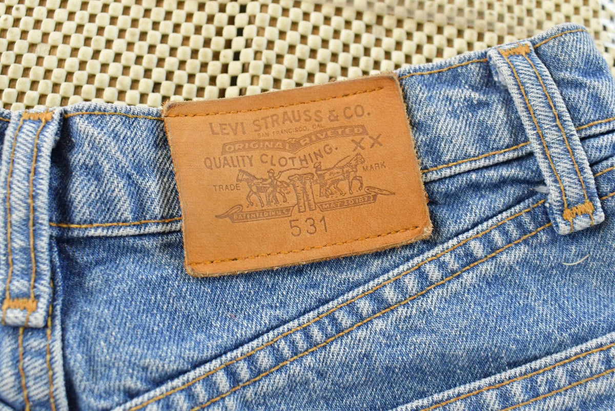 Vintage 2000s Levis Slim Fit 531 Denim Blue Jeans Men's 28 x 31 from propervintagecanada