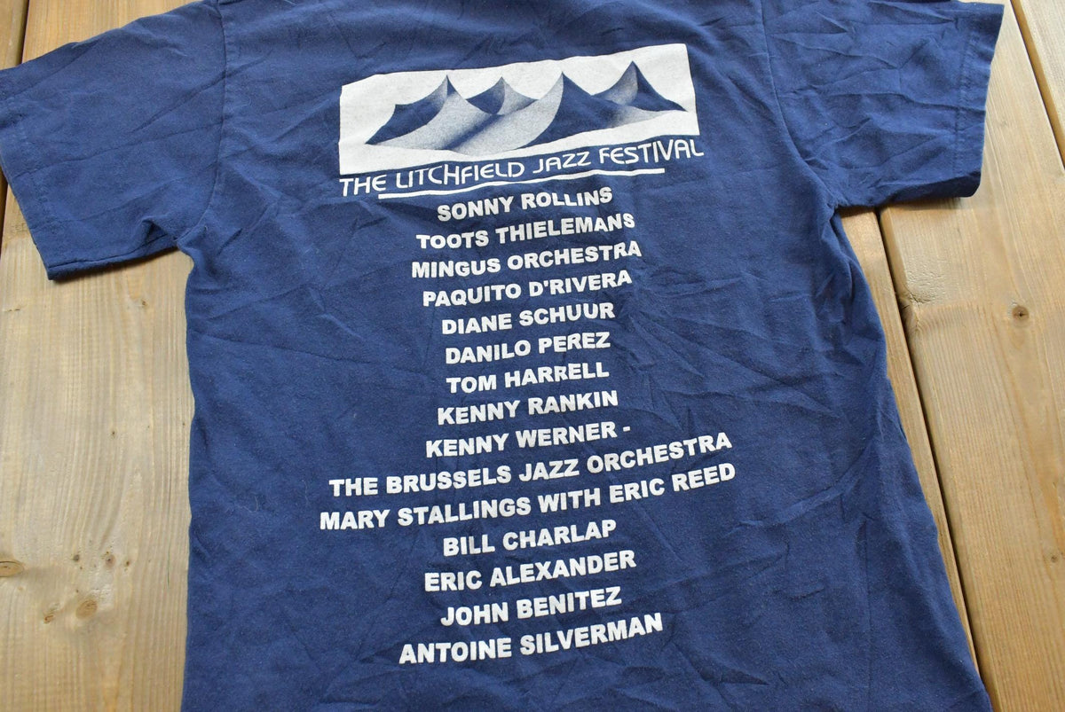 Vintage 2000s Litchfield Jazz Festival T-Shirt Men's L from propervintagecanada