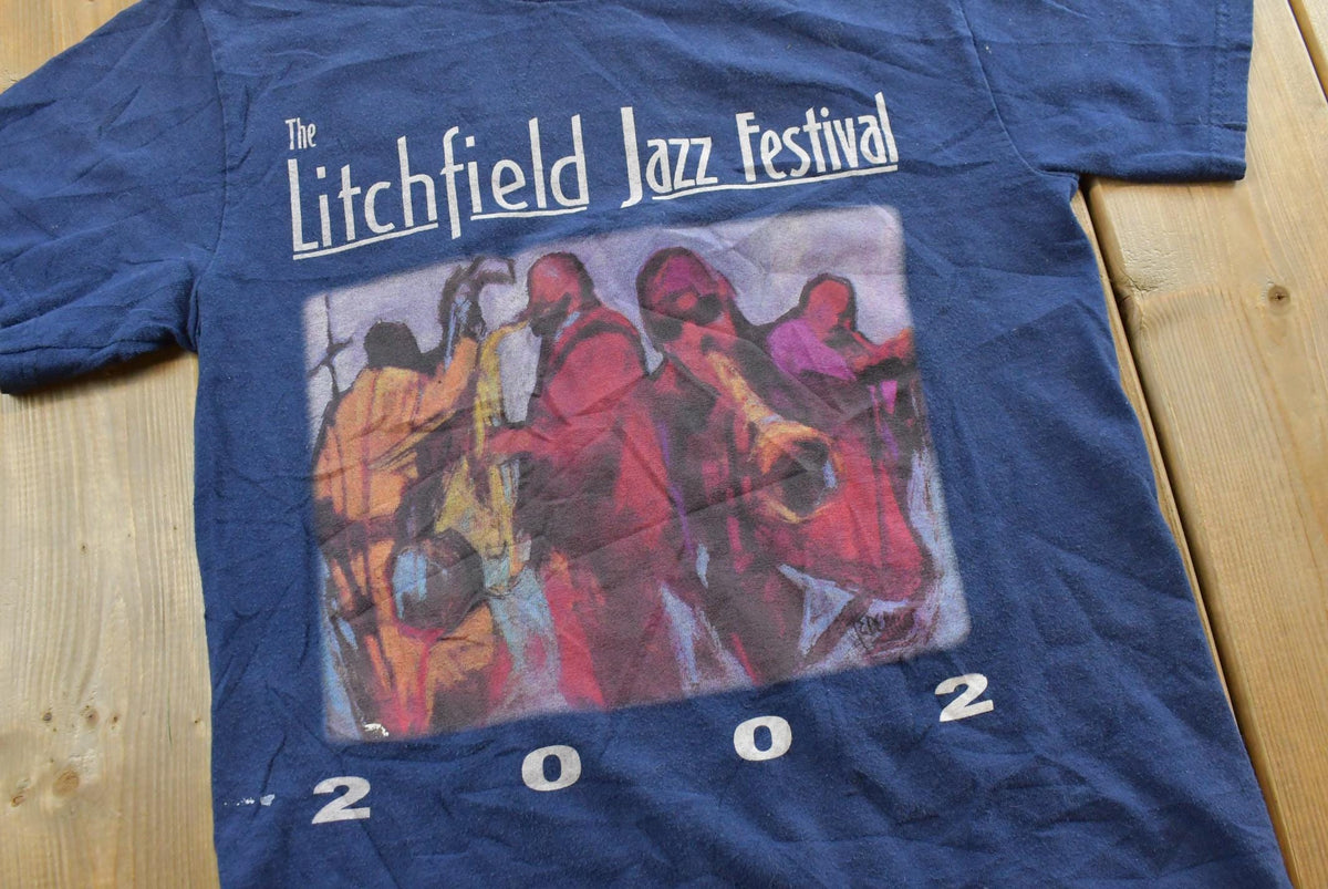 Vintage 2000s Litchfield Jazz Festival T-Shirt Men's L from propervintagecanada
