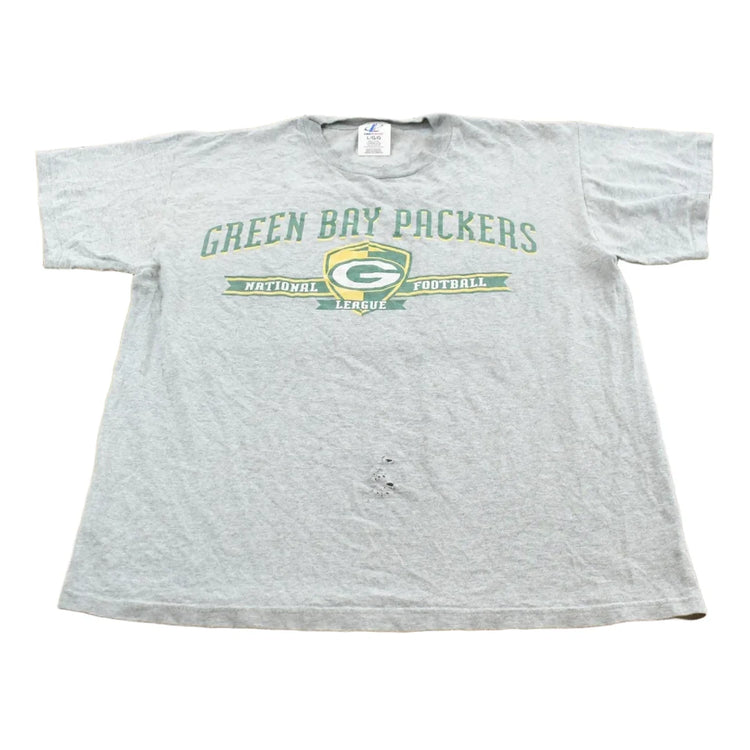 Vintage 2000s Logo Athletic Green Bay Packers Graphic T Shirt Mens L from propervintagecanada