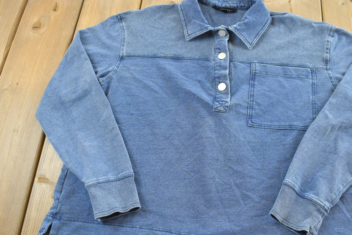 Vintage 2000s Long Sleeve Button Up Shirt Womens M from propervintagecanada