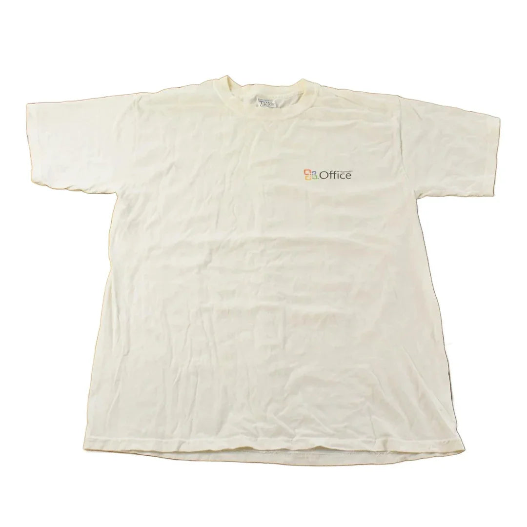 Vintage 2000s Microsoft Office Graphic T Shirt Men's Large from propervintagecanada