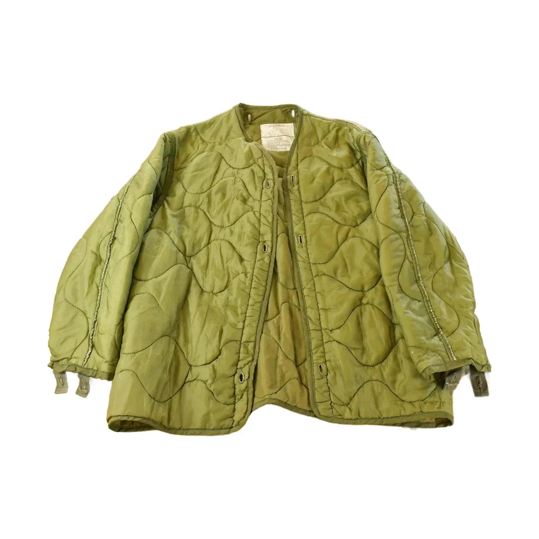 Vintage 2000s Military M65 OG 106 Liner Jacket Men's Medium / Button Up Jacket Liner / Army Green / Army Jacket from propervintagecanada