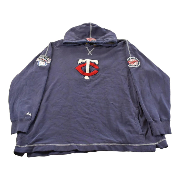 Vintage 2000s Minnesota Twins MLB Majestic Hoodie Sweatshirt Men's 2XL from propervintagecanada