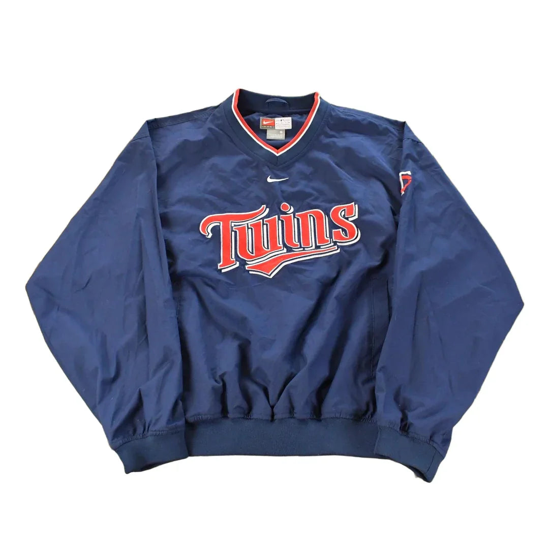 Vintage 2000s Minnesota Twins Nike MLB Pullover Windbreaker Jacket Men's Small from propervintagecanada