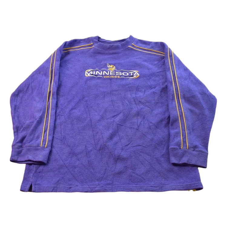 Vintage 2000s Minnesota Vikings NFL Fleece Crewneck Sweater Mens XL from propervintagecanada