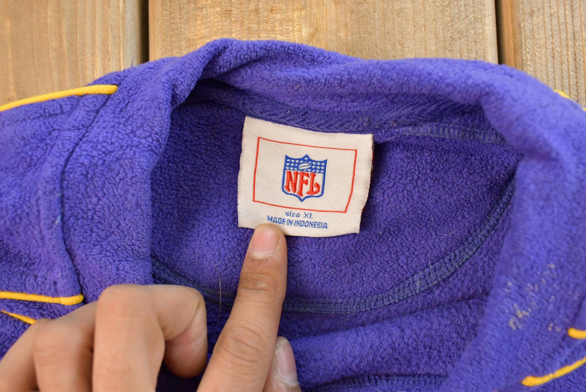 Vintage 2000s Minnesota Vikings NFL Fleece Crewneck Sweater Mens XL from propervintagecanada