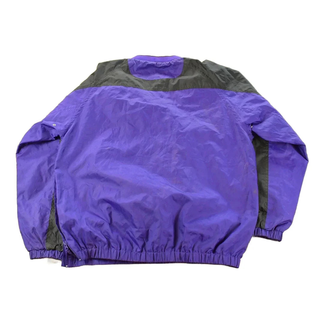 Vintage 2000s Minnesota Vikings NFL Pullover Windbreaker Jacket Men's Medium from propervintagecanada