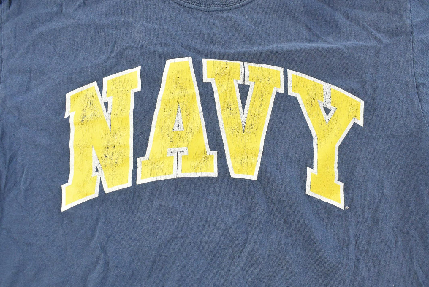 Vintage 2000s Navy Graphic T-Shirt Men's Medium / Military Top / Vintage Tee / Spellout from propervintagecanada