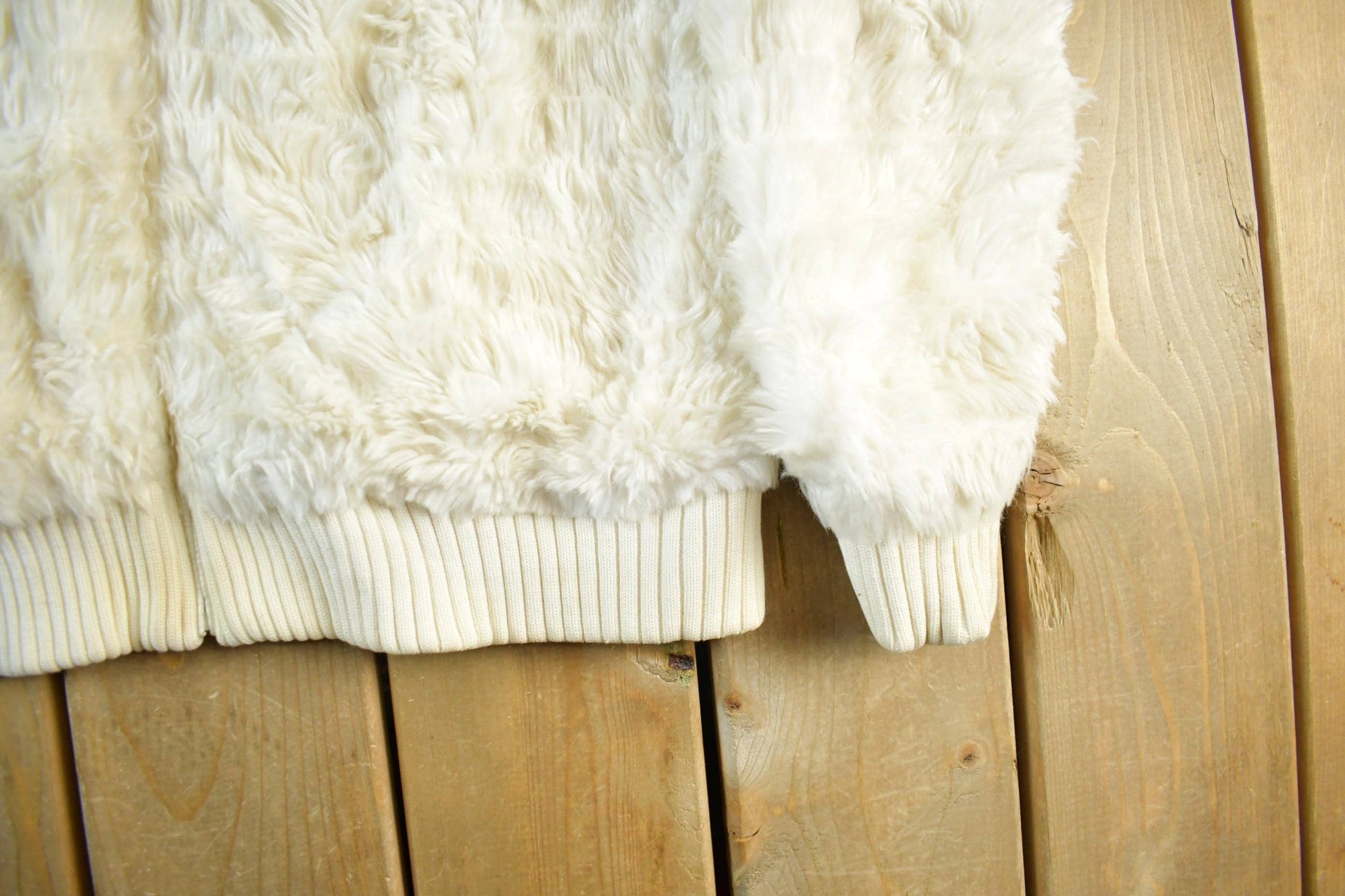 Vintage 2000s Next Deep Pile Fuzzy Fleece Sweater Jacket Women's Small from propervintagecanada