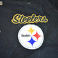 Vintage 2000s NFL Pittsburgh Steelers 6x Super Bowl Champion Embroidered Varsity Jacket Made In USA from propervintagecanada